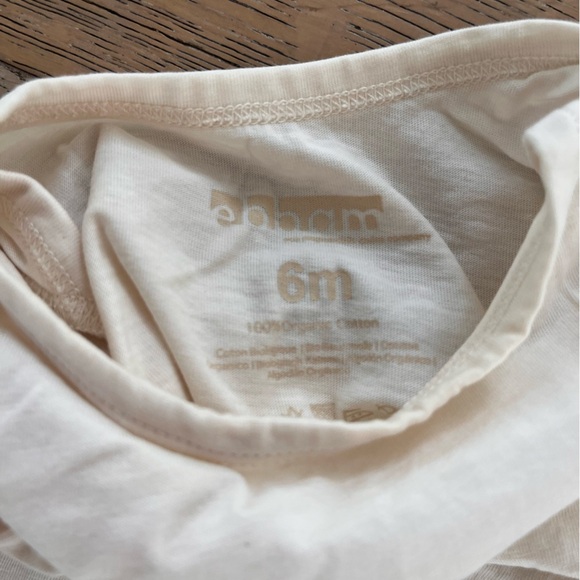 United Nations Nations Unies Geneve Baby Onsie 6 months Cream Vintage - Picture 2 of 3